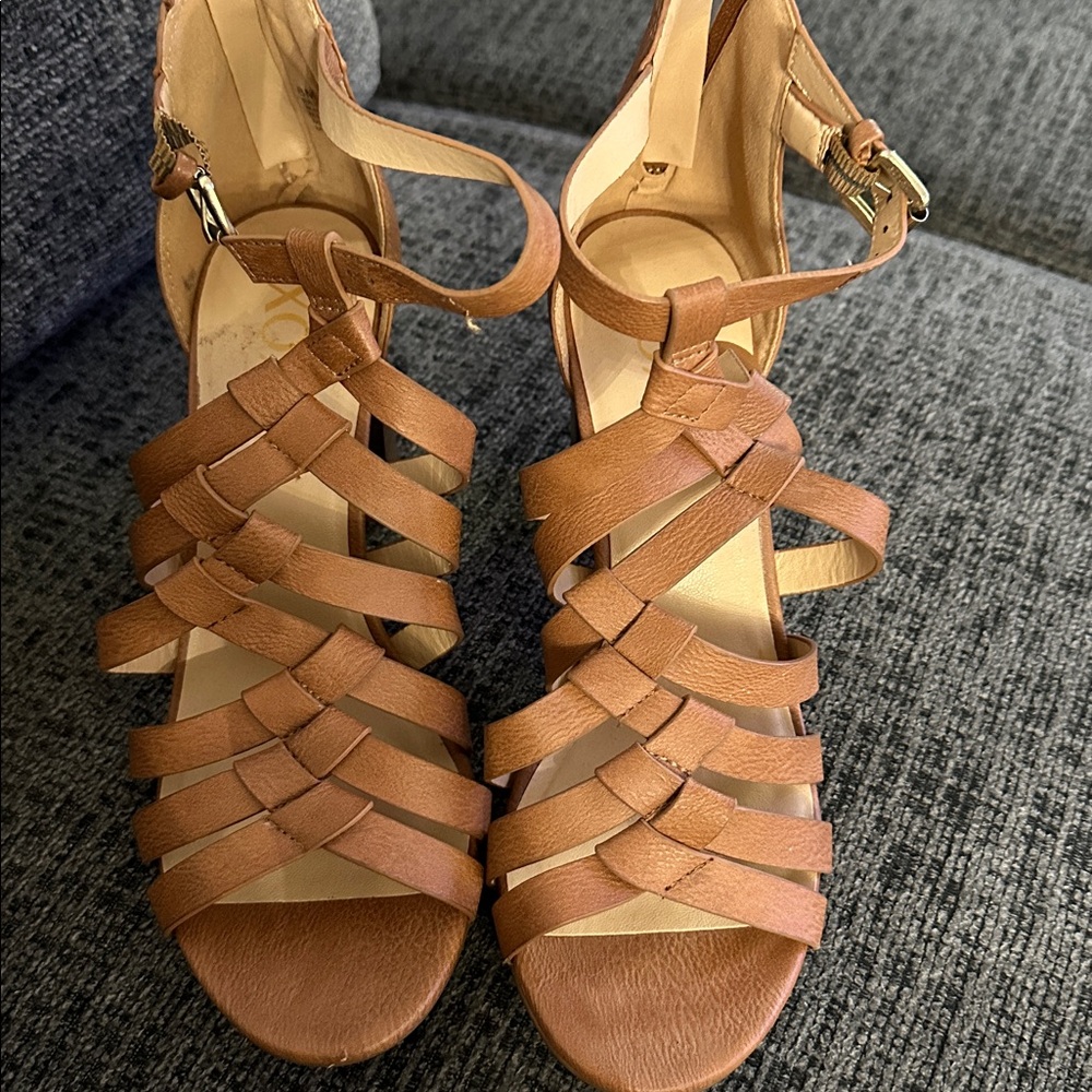 Brown Strappy Sandals